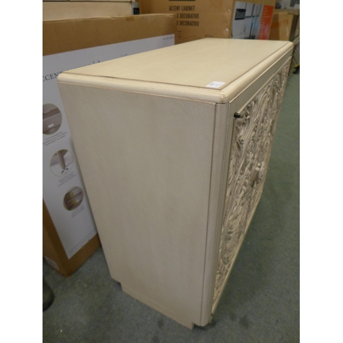 3091 - Pike & Main Lita Off-White Accent Cabinet/Armoire original RRP £208.33 + VAT(263Z-25)   * This lot i... 