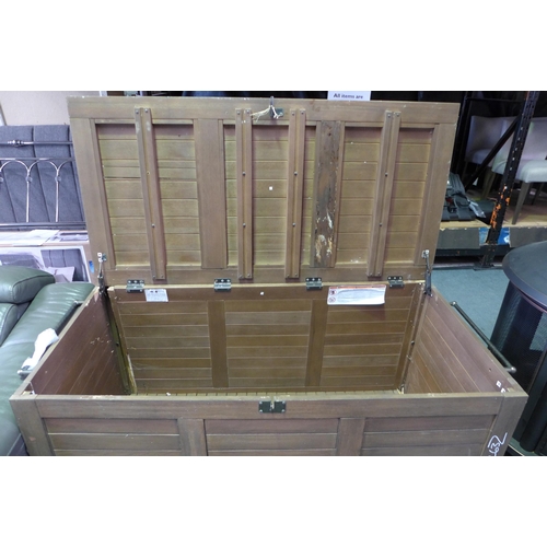 3100 - Pike and Main Wooden Workshop Deck Box -  595L, Damaged. original RRP £166.58 + VAT               (2... 