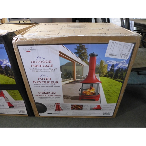 3107 - NWS Outdoor Chiminea, original RRP £274.99 + VAT (264Z-19) * This lot is subject to VAT