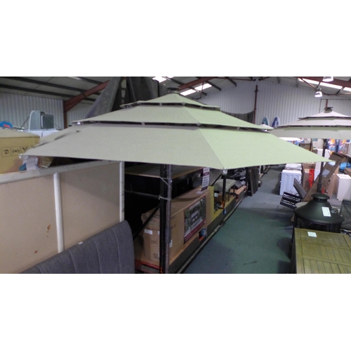 3134 - ProShade Activa Sunbrella 11ft LED market umbrella (264Z-67)  * This lot is subject to vat