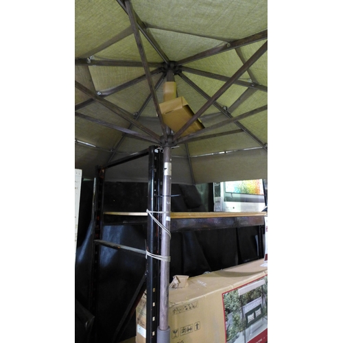 3134 - ProShade Activa Sunbrella 11ft LED market umbrella (264Z-67)  * This lot is subject to vat