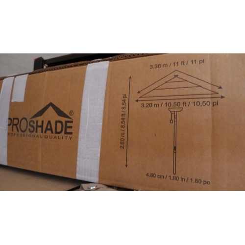 3140 - 11ft ProShade Activa LED Pumice Umbrella, original RRP £124.99 + VAT (264Z-5) * This lot is subject ... 