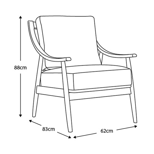 3001 - Gallery Ashford Dark Grey Linen Oak Armchair, original RRP £291.66 + VAT   (263Z-71)   * This lot is... 