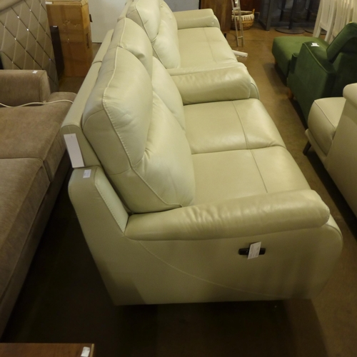 1433 - Kuka Barrett 2 Seater  light grey power Reclining Sofa, Original RRP £1333.33 + vat    ( 4125-19)   ... 