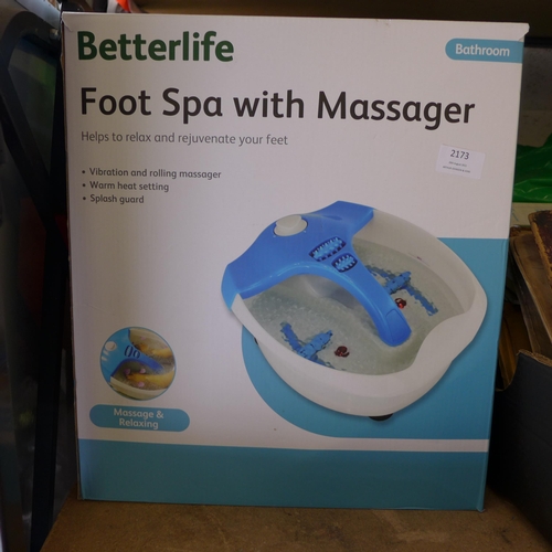 2173 - Beter Life foot spa - boxed