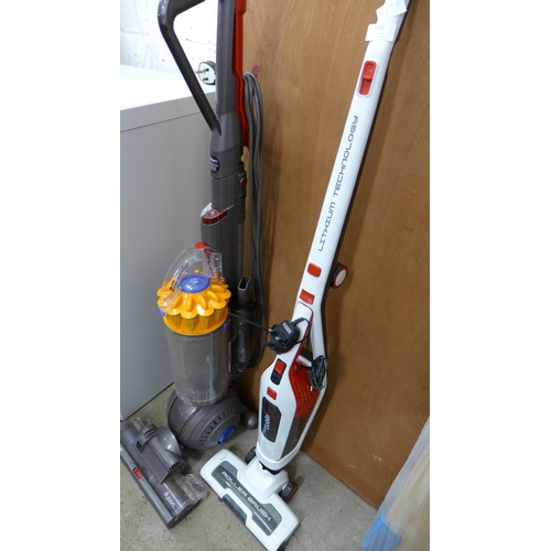 2260 - Dyson DC40 upright ball vacuum cleaner plus Goblin upright cordless vacuum cleaner (with battery cha... 