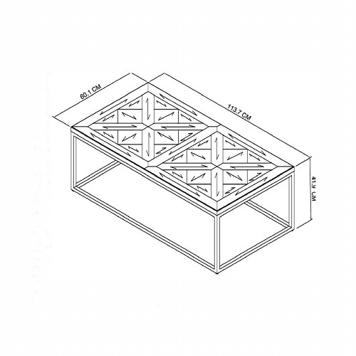 3030 - Bentley Designs Greenwich Oak Coffee Table, original RRP £291.66 + VAT (264Z-37) * This lot is subje... 