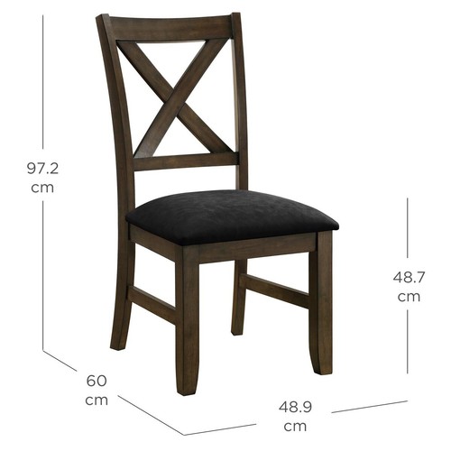 3039 - Eight Bayside Furnishings Braeden Cross Back Dining Chairs (4 Boxes of 2) (264Z-36) * This lot is su... 