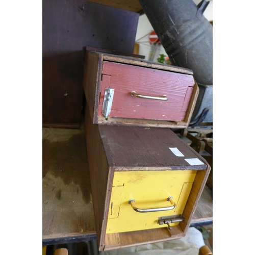 2058 - Two drawer van side door storage system (5ft x 2'3