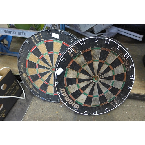 2125 - Two Winmau dartboards