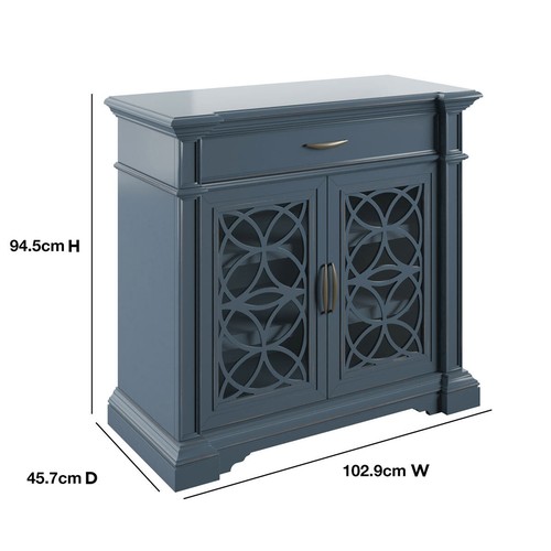 3089 - Tresanti Luna 2-Door Accent Cabinet, original RRP £333.33 + VAT                 (263Z-42)   * This l... 