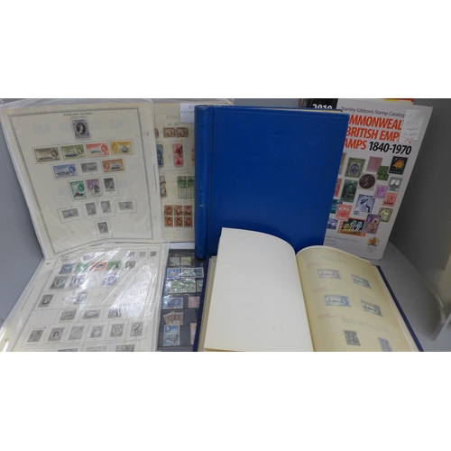 646 - Stamps:- British Commonwealth in albums and on pages including a virtually complete run of mint 1946... 