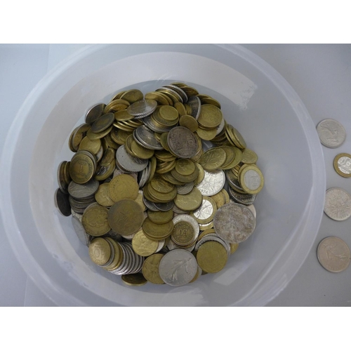 672 - French coins, 1.5kg