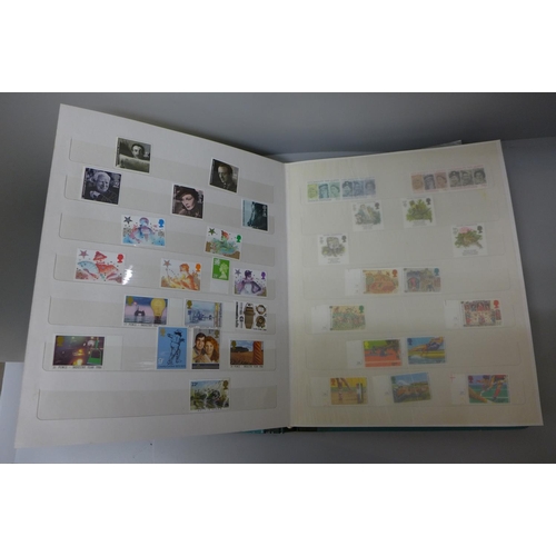 677 - Stamps;-stock book of GB decimal mint, mainly in sets and with a face value of over £160