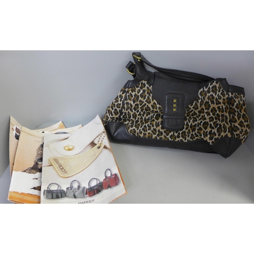 733 - A Bardot designer handbag