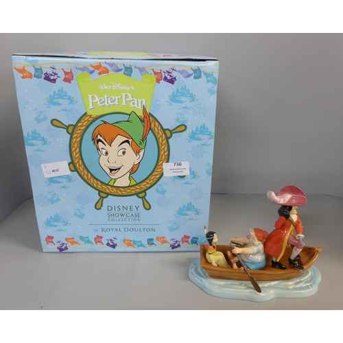 736 - A Disney showcase figure, 'Heading Skull Rock', boxed