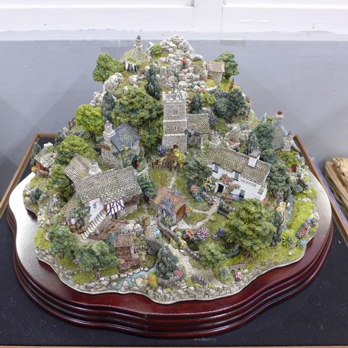 751 - A large Lilliput Lane model of Coniston Crag and display case **PLEASE NOTE THIS LOT IS NOT ELIGIBLE... 