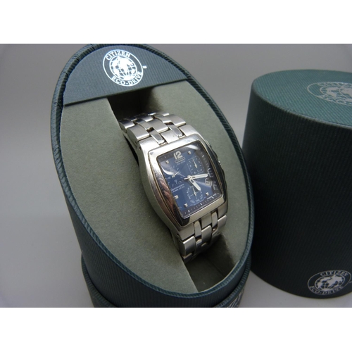 860 - A gentleman's Citizen Eco-Drive wristwatch, boxed