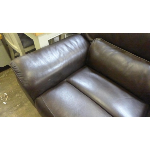 1307 - Maxwell Recliner Brown   Leather , Original RRP £666.66 + vat   ( 4125-33)    * This lot is subject ... 