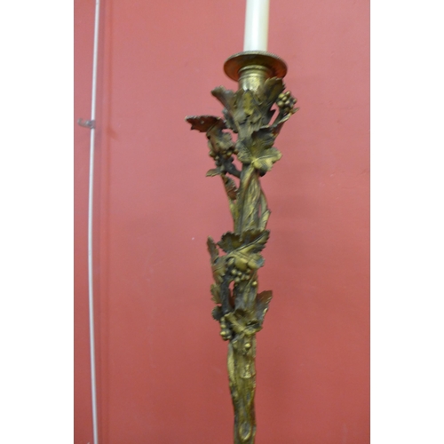 12 - A 19th Century Italian marble and ormolu mounted candlestand