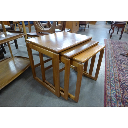 47 - A Danish teak nest of tables