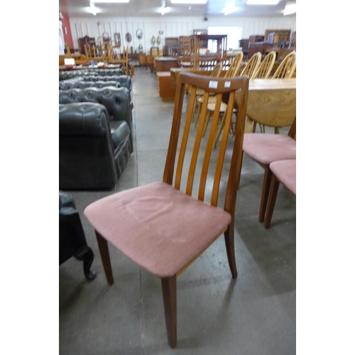 70 - A set of six G-Plan Fresco teak dining chairs