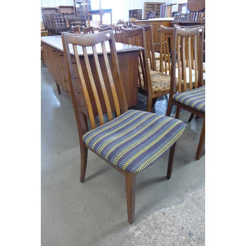 84 - A set of four G-Plan Fresco teak dining chairs