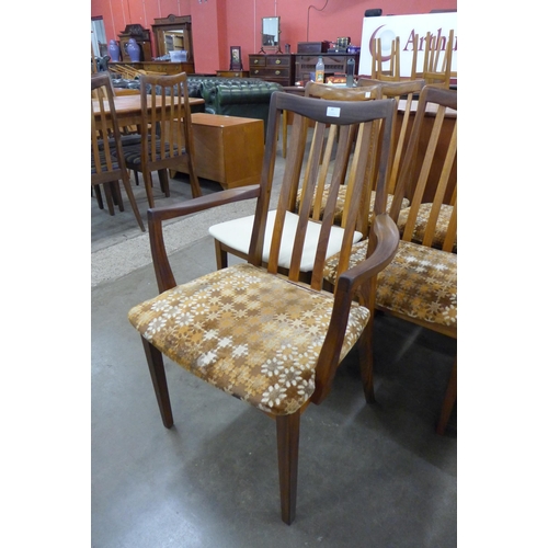 85 - A set of ten G-Plan Fresco teak dining chairs