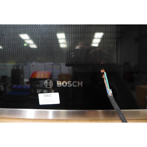 3002 - Bosch Serie 4 Built In Microwave Oven (60 x 38cm), model no:- BFL523MB0B, RRP £389 inc. VAT No Power... 