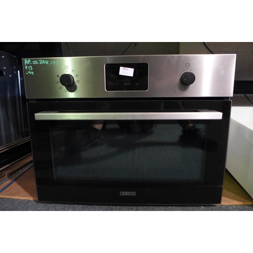 3019 - Zanussi Compact Oven (H455xW595xD567), model no:- ZVENW6X1, RRP £429 inc. VAT * This lot is subject ... 