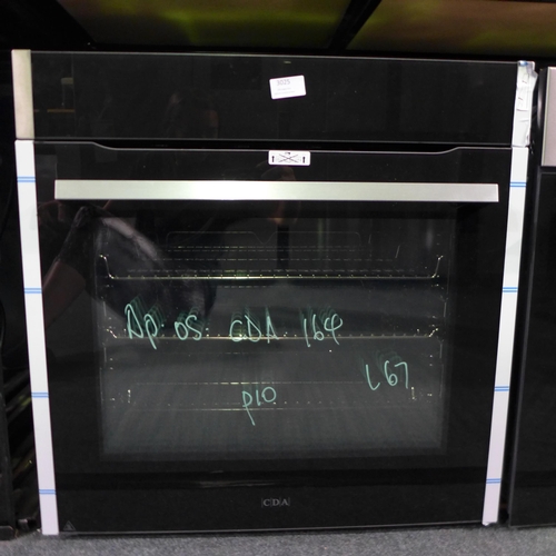 3025 - CDA Single Pyrolytic Oven (H595xW595xD575), model no:- SL550SS, original RRP £412.67 inc. VAT * This... 