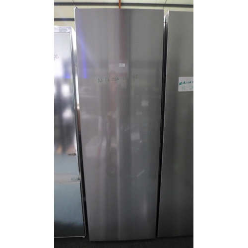 3035 - CDA Brushed Steel Freestanding Freezer (H1860xW595xD650), model no:- FF881SC, original RRP £634.17 i... 