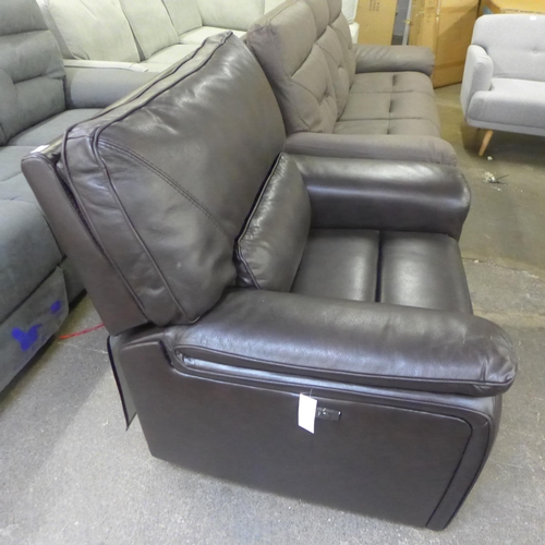 1497 - Maxwell Recliner Brown   Leather , Original RRP £666.66 + vat  ( 4125-37)    * This lot is subject t... 