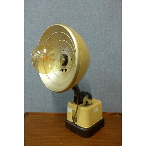 354 - A vintage Hanovia Limited table heat lamp