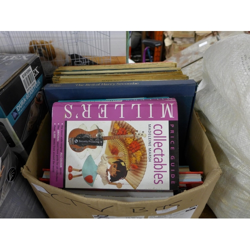 2368 - A box of Lps and books