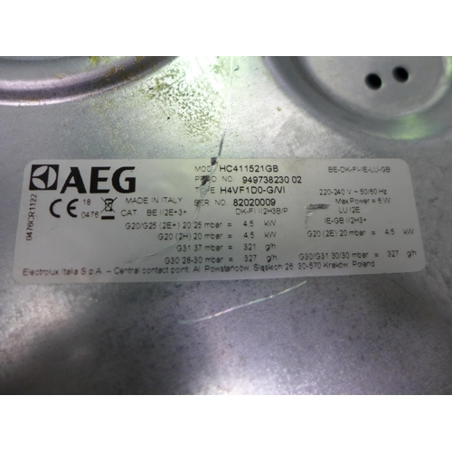 3049 - AEG 36cm Gas Ceramic Hob, model no:- HC411521GB, (parts missing) original RRP £633 inc. VAT * This l... 