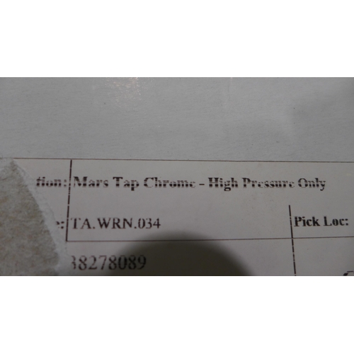 3062 - Mars Tap Chrome - High Pressure Only, model no:- 78CR572599BF4WN, RRP £99.99 inc. VAT * This lot is ... 