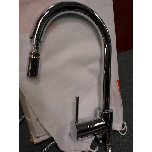 3064 - Proteus Pull Out Kitchen Tap  High Pressure Only * This lot is subject to vat