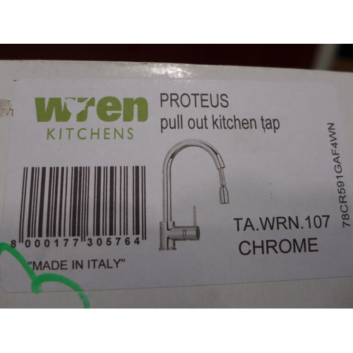 3064 - Proteus Pull Out Kitchen Tap  High Pressure Only * This lot is subject to vat