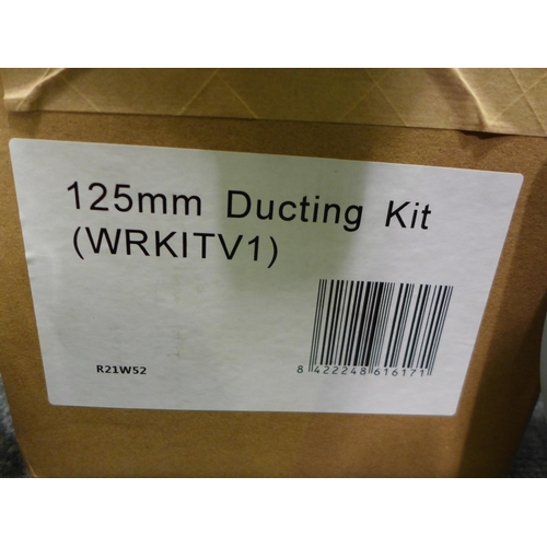 3068 - 125mm Ducting Kit  * This lot is subject to VAT