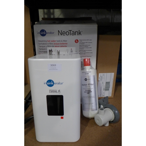 3069 - Insinkerator NeoTank Steaming Hot Water Tank & Filter Model: NXTF-1 * This lot is subject to VAT