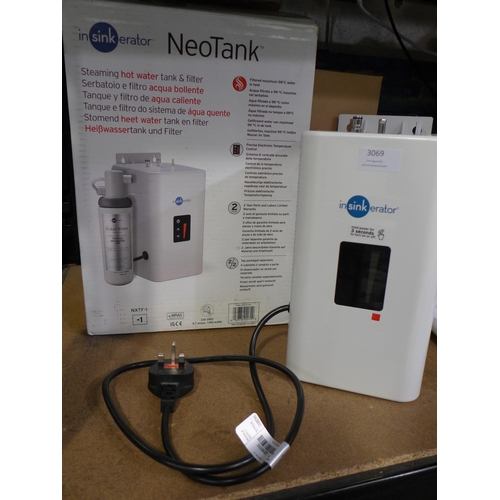 3069 - Insinkerator NeoTank Steaming Hot Water Tank & Filter Model: NXTF-1 * This lot is subject to VAT