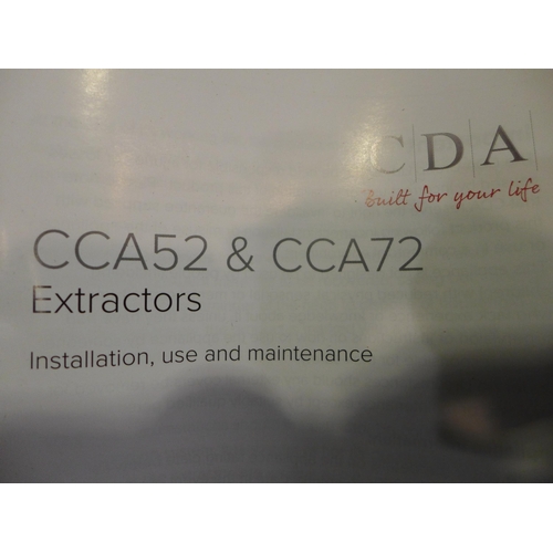 3075 - CDA 50cm Canopy Extractor (H175xW518xD282) model no:- CCA52SI, RRP £69 inc. VAT * This lot is subjec... 