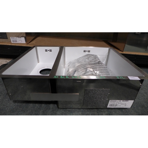 3083 - Blanco Ifu Z-Style 1.5 Bowl Stainless Steel Sink  * This lot is subject to VAT