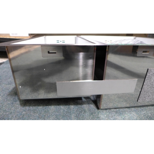 3083 - Blanco Ifu Z-Style 1.5 Bowl Stainless Steel Sink  * This lot is subject to VAT