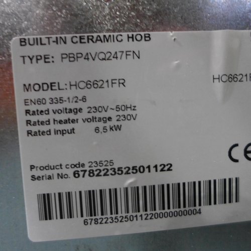 3087 - CDA 4-Zone Ceramic Hob model no:- HC6621FR, original RRP £249 inc. VAT * This lot is subject to VAT