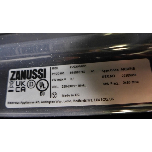 3088 - Zanussi Combi Microwave (H455xW595xD567), model no:- ZVENW6X1, (broken hinge) original RRP £429 inc.... 