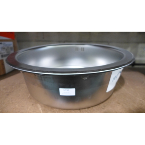 3092 - Alveus Form 10 450mm Installation Round Stainless Steel Sink, model no:- 1008987, original RRP £25 i... 