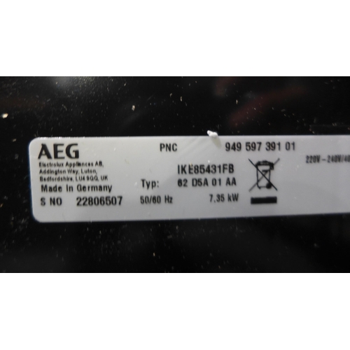 3096 - AEG 3000 5-Zone 80cm Induction Hob model no:- IKE85431FB, original RRP £839.99 inc. VAT * This lot i... 