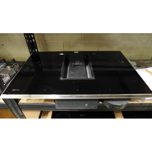 3101a - Neff 4-Zone 826mm Induction Venting Hob, model no:- T58TS6BN0, (damaged glass) original RRP £1,699 i... 